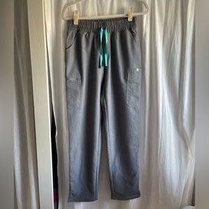 FIGS Yola High Waisted Scrub Pants in Graphite